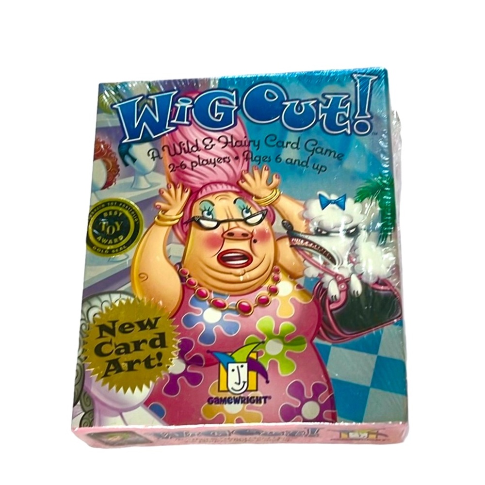Brand New, never opened, GAMEWRIGHT’s “Wig Out!”